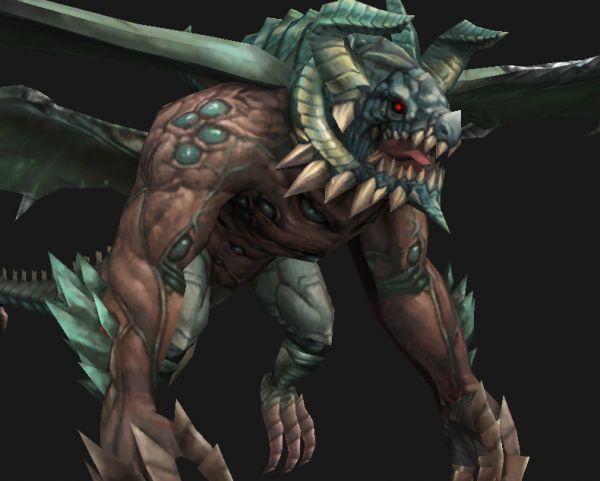 飞龙人形怪drac模型 _读狼作品_人物异形怪物_cg模型网