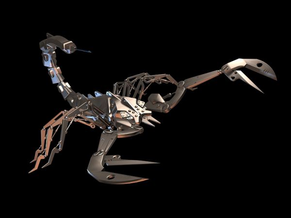 机械化蝎子王模型 _ash1490作品_人物机器人/机甲_cg模型网