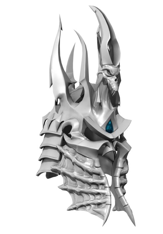 巫妖王头盔_wobusha作品_角色/人物/生物_cg模型网