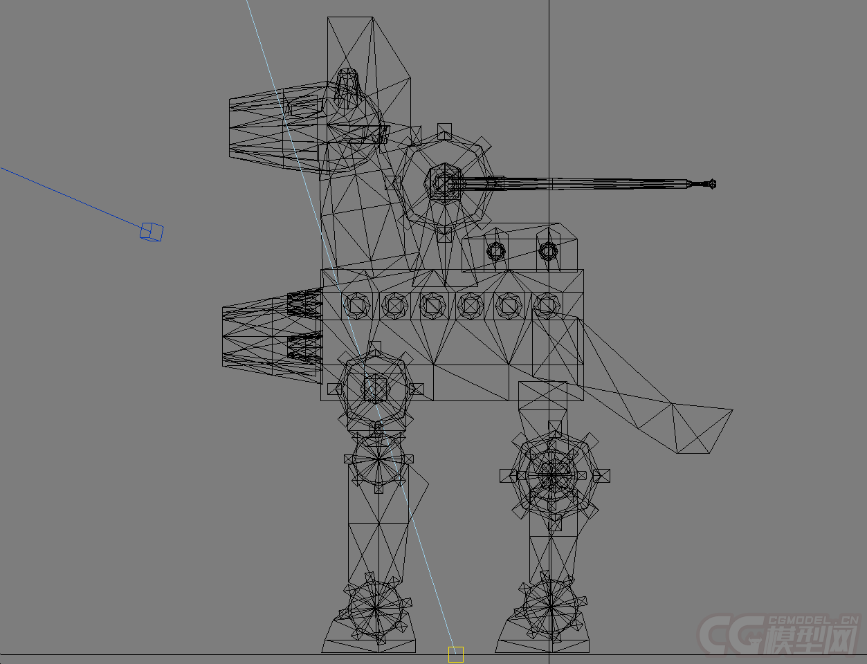 机械木马_stopjoin作品_人物机器人/机甲_cg模型网