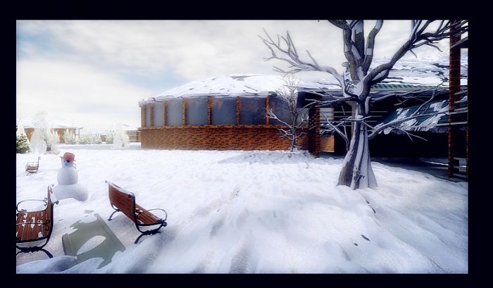 雪景_ttimu作品_场景自然场景_cg模型网