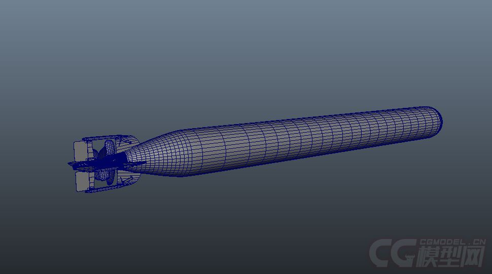 超精细鱼雷_siagoo作品_船艇潜艇_cg模型网