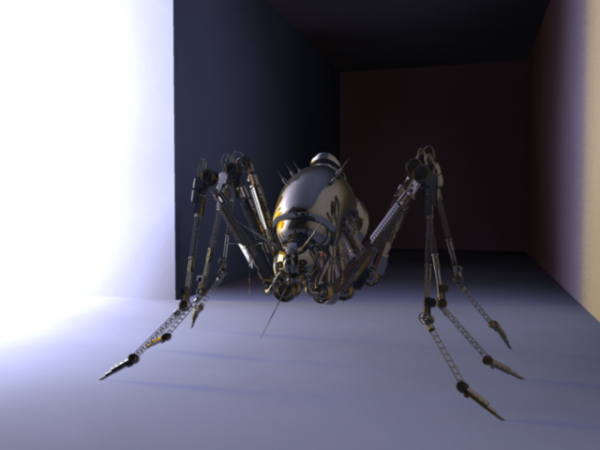机械蜘蛛 机械生物 机械 机器 写实