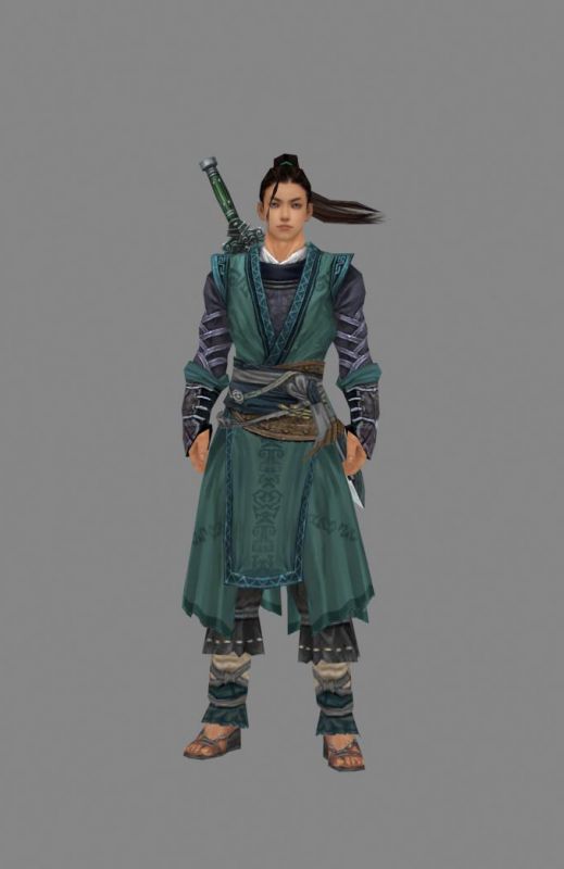 剑侠男人剑帅气潇洒古代写实