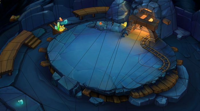 q版矿洞  纯手绘