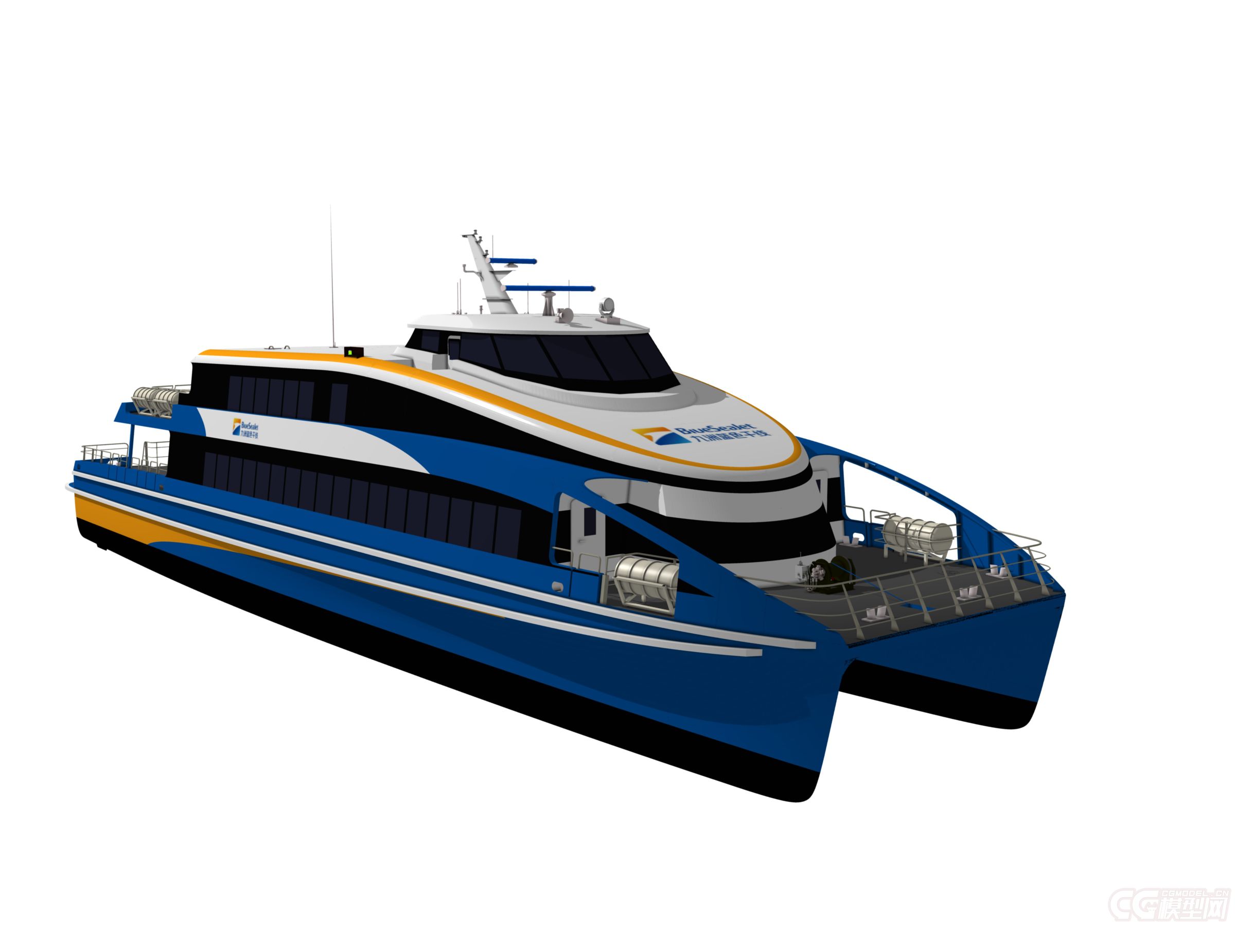 游艇客船 _lvrui0202作品_船艇游轮_cg模型网
