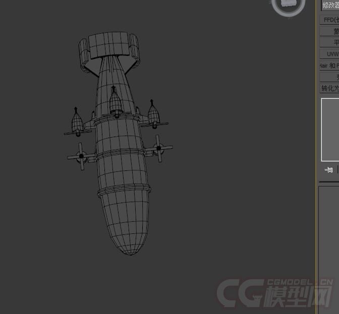 紅警3 ra3 基洛夫 空中 飛艇 遊戲模型 沒貼圖·中低模 軍事模型