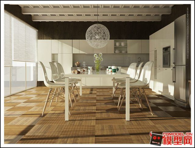 餐厅模型-厨房模型库-模型下载-cg模型网