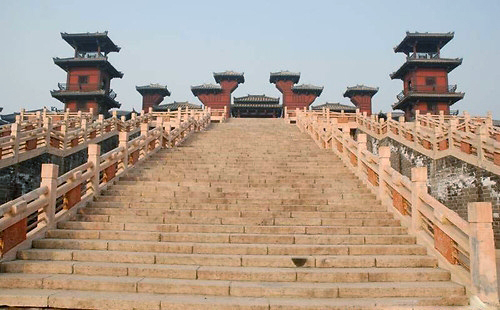 汉代古建 铜雀台 东方古建_￡栺尖荢宙∮作品_场景古代场景_cg模型网