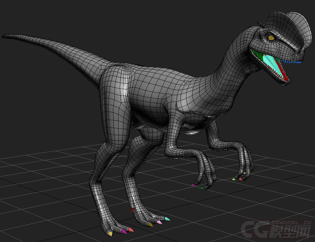 dilophosaurus双冠龙模型