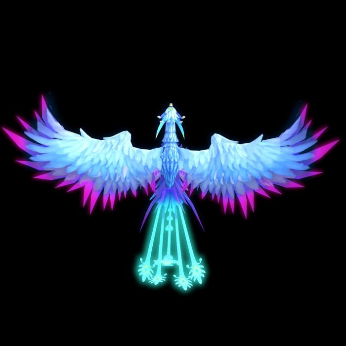 雪凤凰怪物q版带绑定带动作