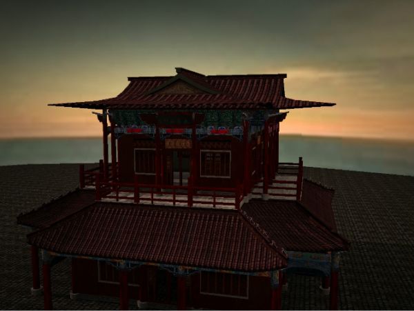 虚拟现实——古建模型 - 角色/人物/生物 - 作品模型 - CG模型网