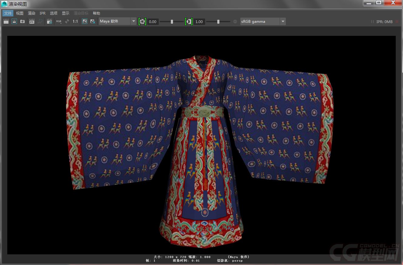 汉服大明皇后百鸟衣翟衣
