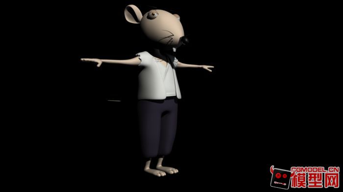 有趣的人形小老鼠