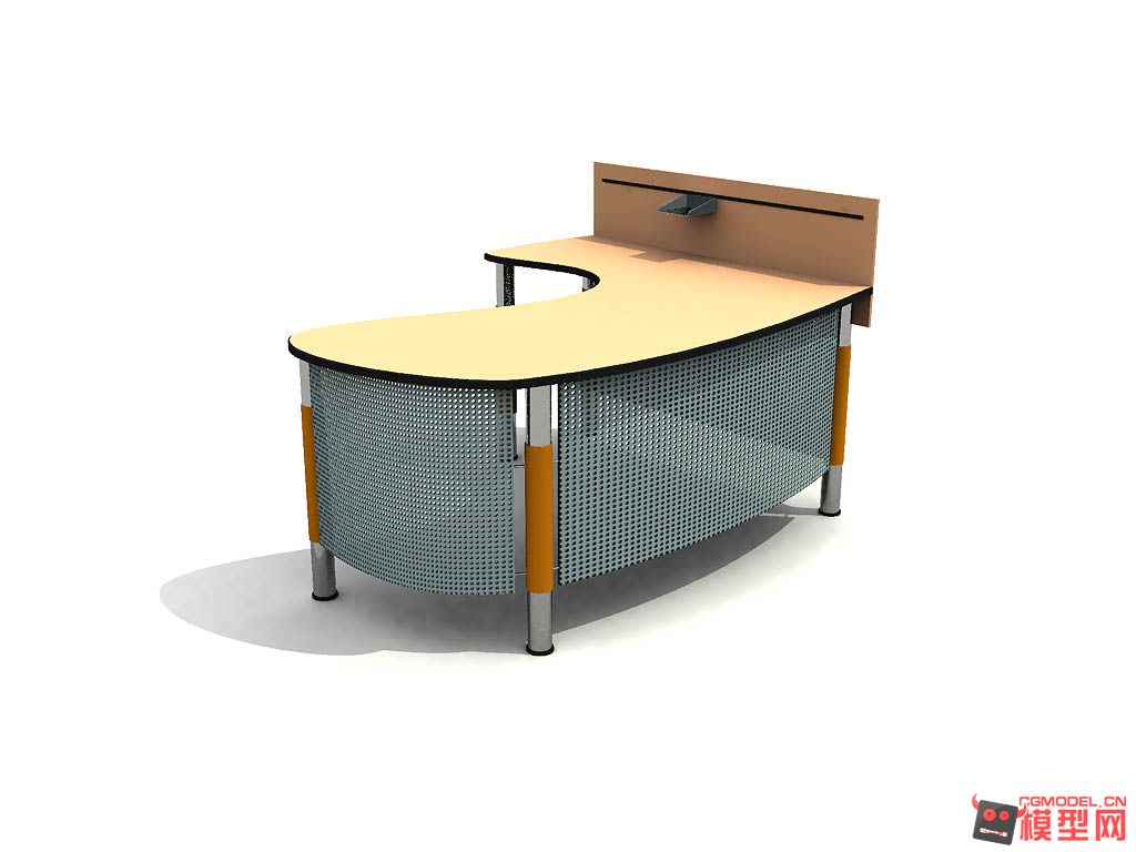 半弧形办公桌