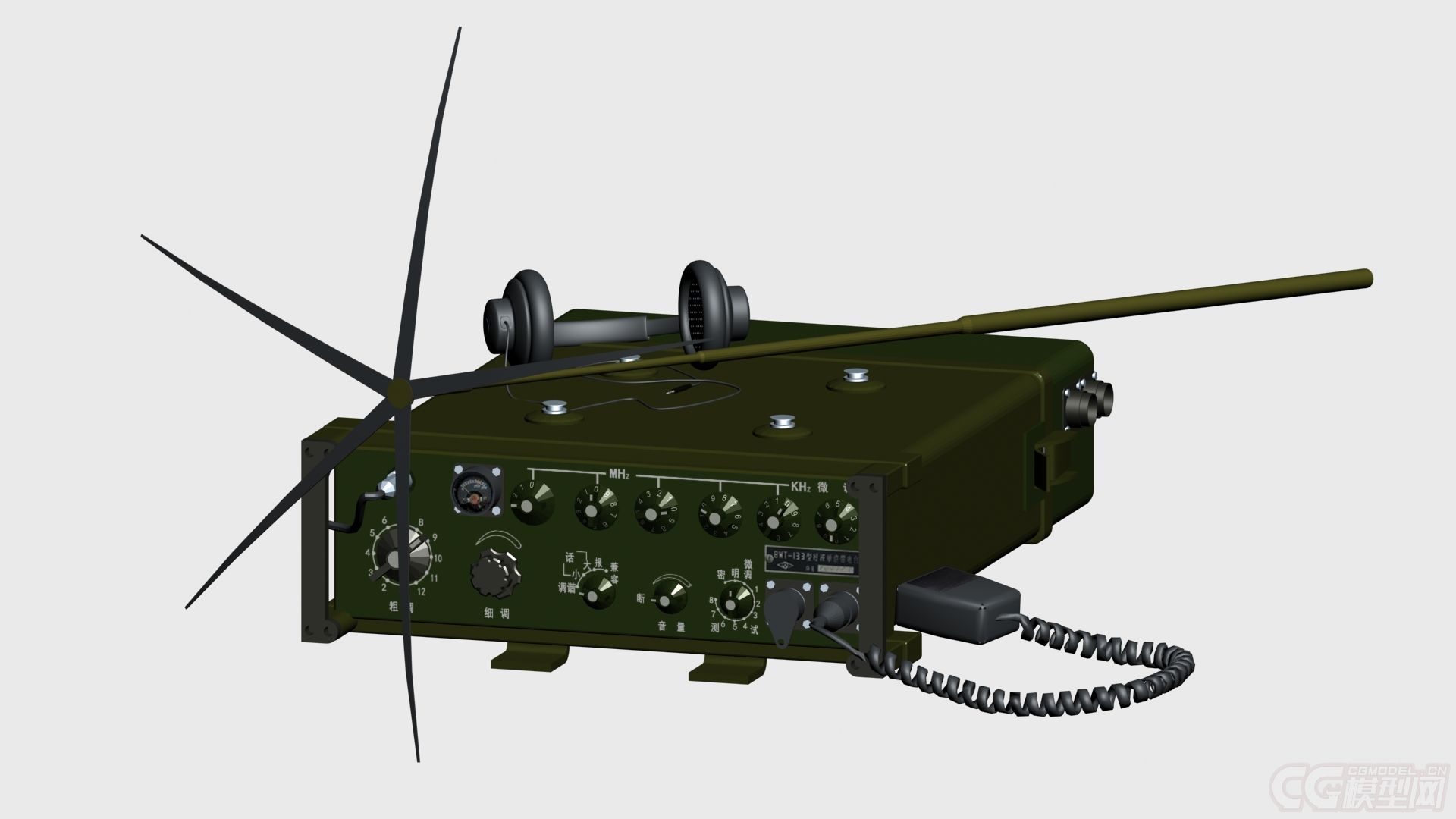 原创老式军用无线电台