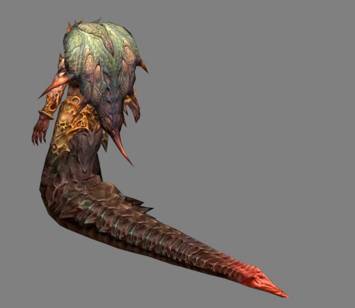 半人半蛇_韩国高端手绘 国内无法超越的手绘贴图