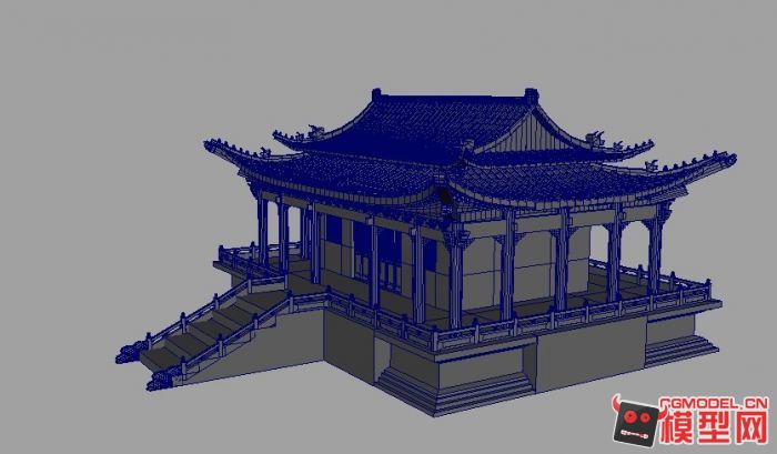 中国古代建筑模型-古代场景模型库-模型下载-cg模型网