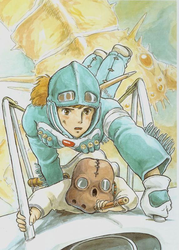 宫崎骏风之谷原稿