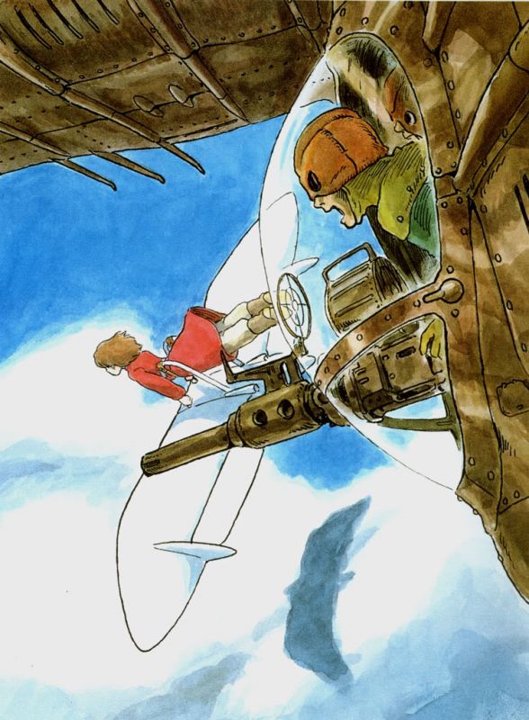 宫崎骏风之谷原稿