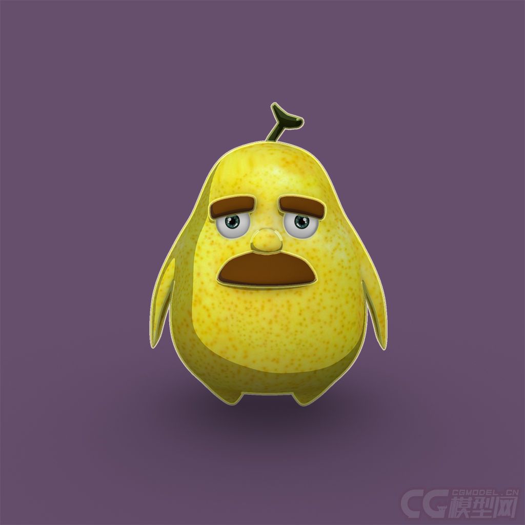 卡通材质/雪梨角色/卡通角色/水果角色