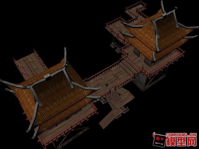 城寨模型模型-古代场景模型库-模型下载-cg模型网