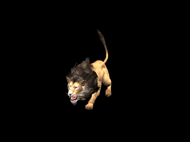 3d狮子带9个动作-cg模型网(cgmodel)-让设计更有价值!