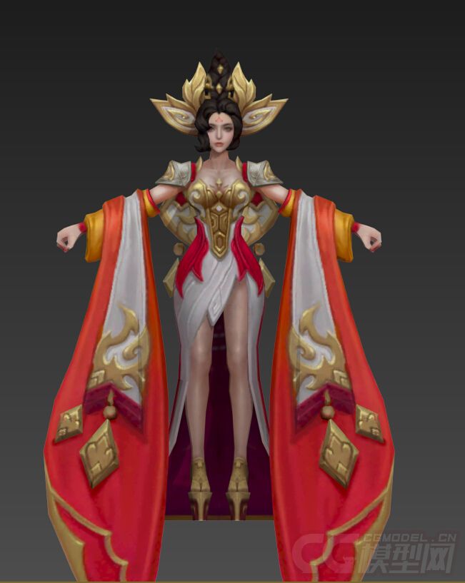 长得很像范冰冰的一个妹子模型-孩子-女模型库-模型下载-cg模型网