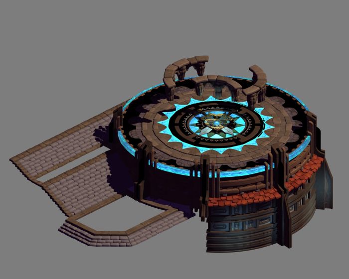 游戏里的传送台模型