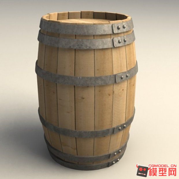 桶模型模型-自然场景模型库-模型下载-cg模型网