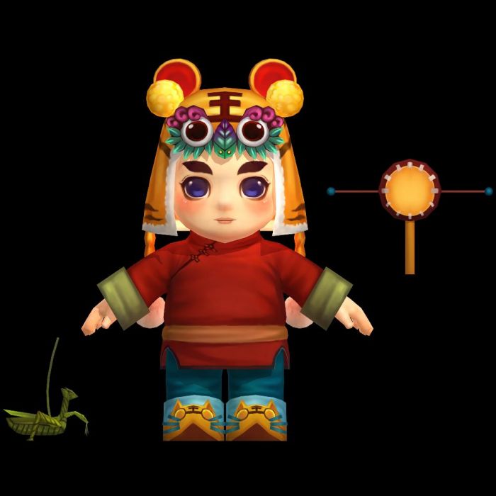 小虎子_模型er作品_人物孩子-女_cg模型网