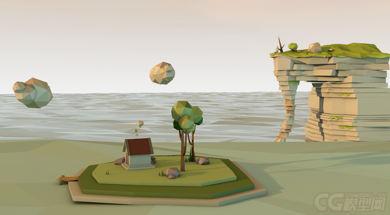 低面场景lowpoly