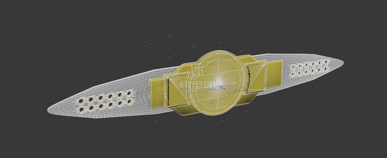 拳王腰带 金腰带 摔跤腰带 rassl_2236852873作品_展厅音响乐器_cg