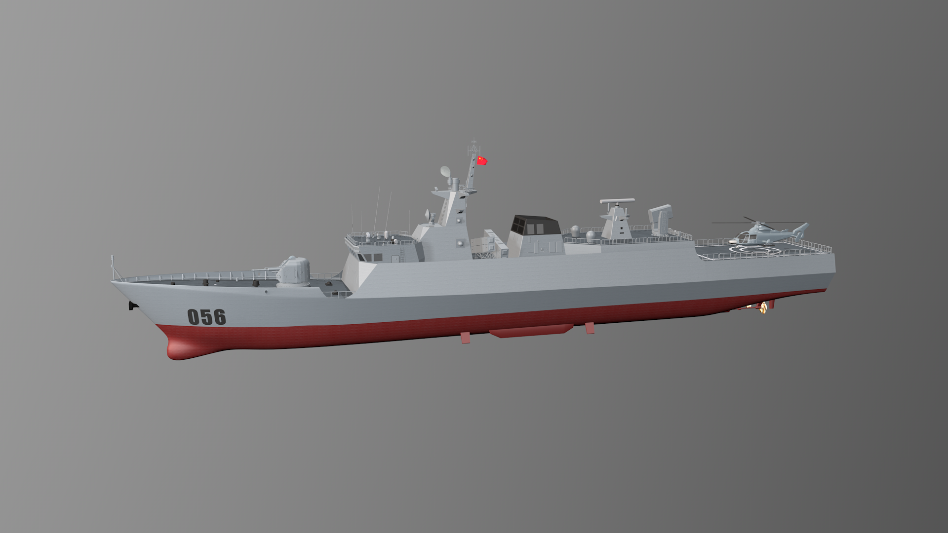 056型护卫舰 056轻_cgb082作品_角色/人物/生物_cg模型网