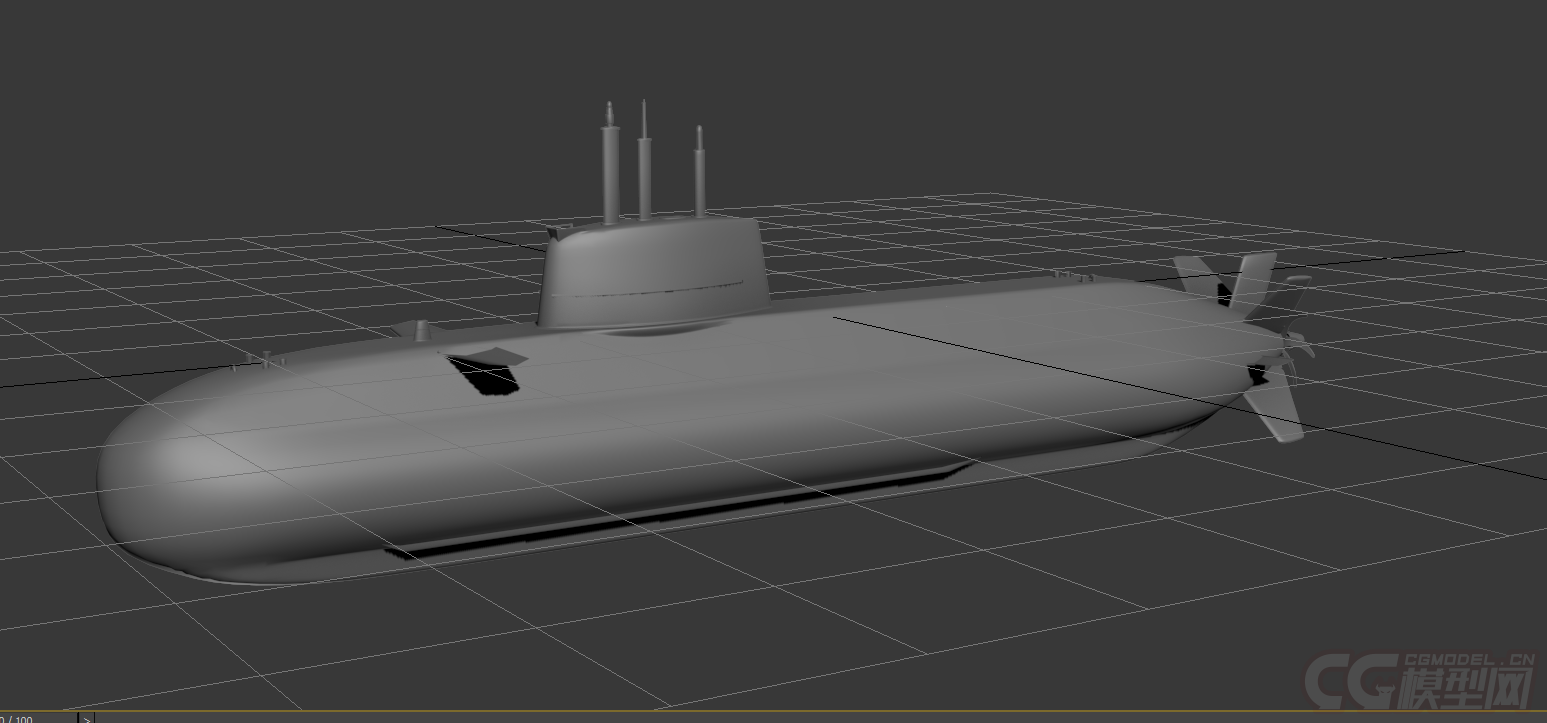 214级潜艇 u214模型-冷兵器模型库-模型下载-cg模型网