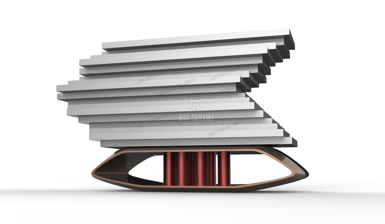 条形艺术造型大型雕塑