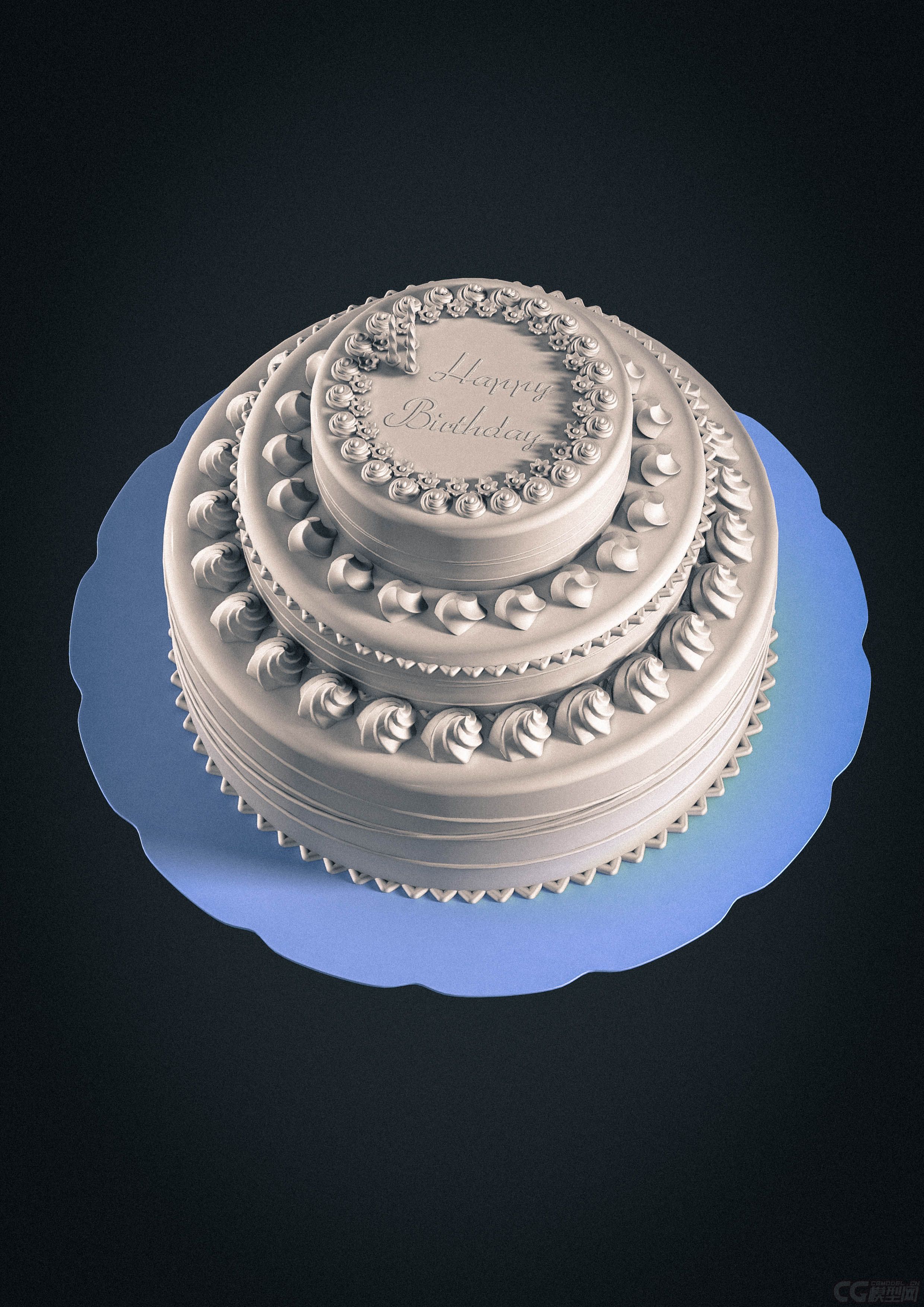 蛋糕模型源文件