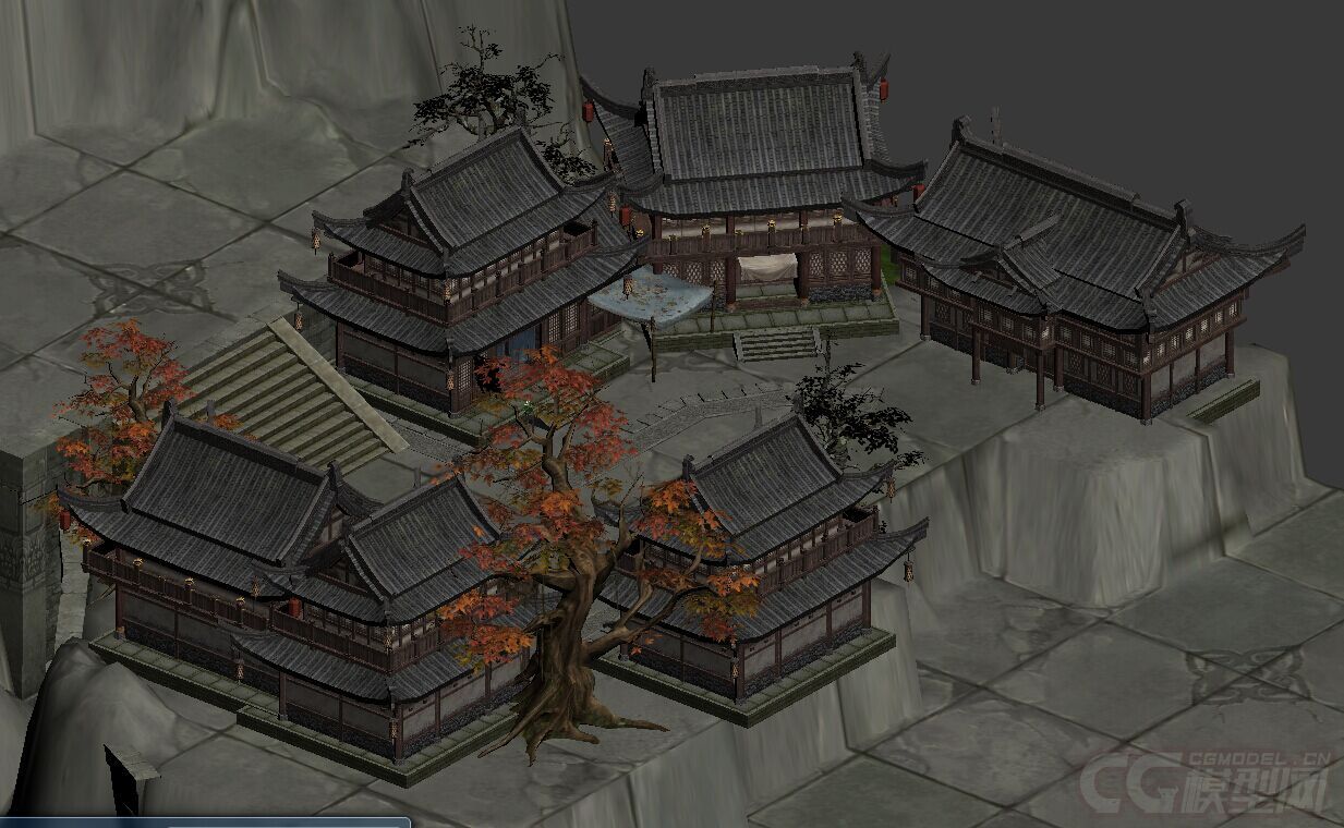 古建模型~~~~~~~~~模型-自然场景模型库-模型下载-cg模型网