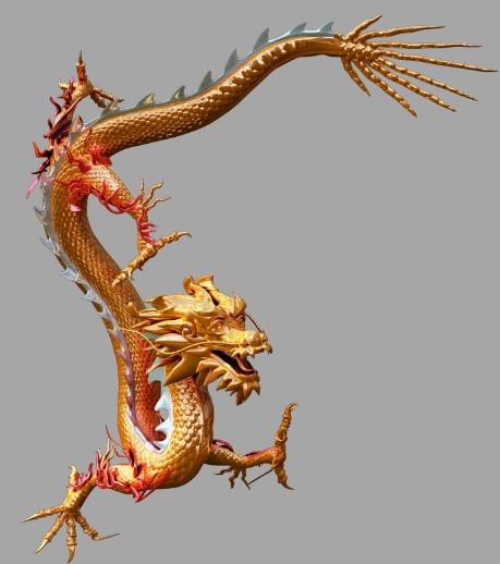 中國龍2012模型_wds1234max作品_動物神話類_cg模型網