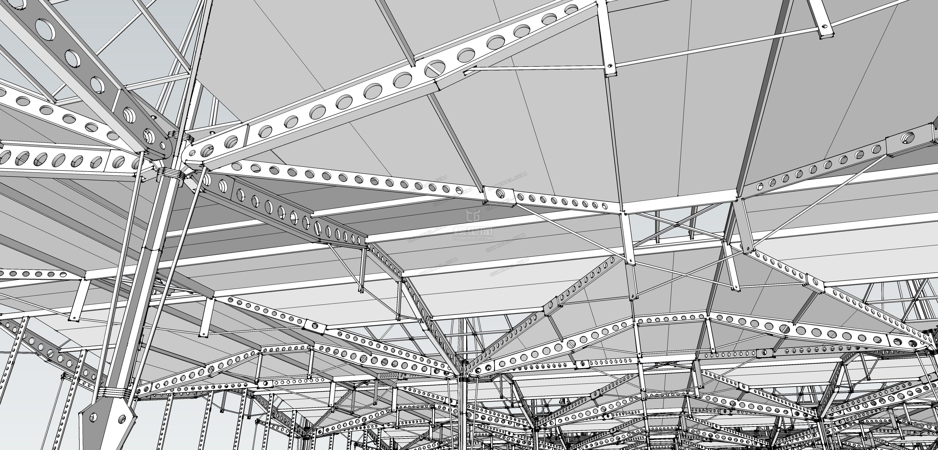 福斯特钢结构金属框架结构