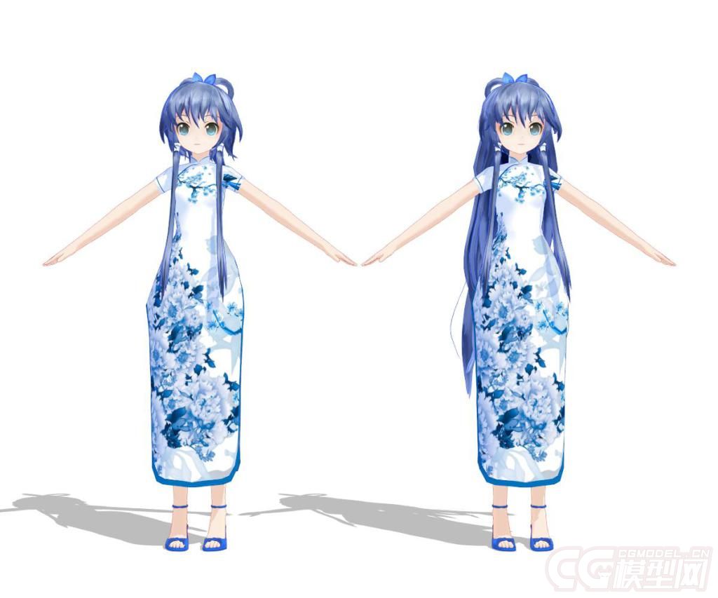 【mmd模型】mamama式旗袍洛天依