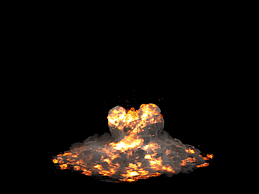 使用maxfumefx制作的火龙卷