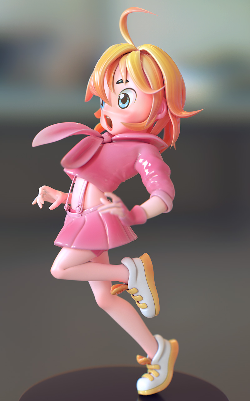 c4d做的garagekit手办