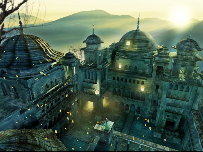 cg场景 游戏动画 城堡模型max