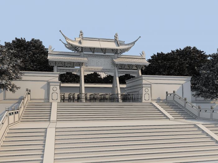 甘肃兰州五泉山  山门