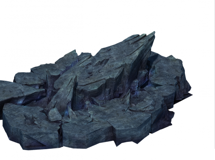 高模——地裂/巨石组合_wcj870522作品_场景自然场景_cg模型网
