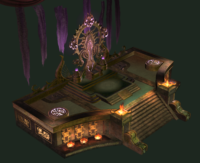 多角度高精魔神殿