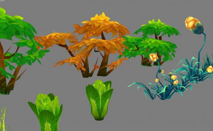 一套超漂亮的q版植物