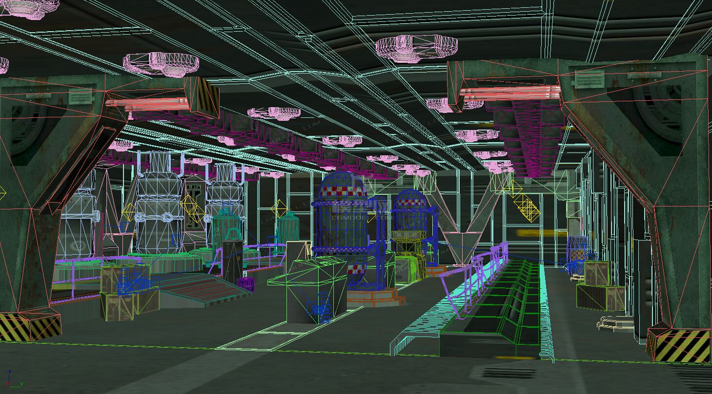 未来科幻系列之废旧工厂旧电站