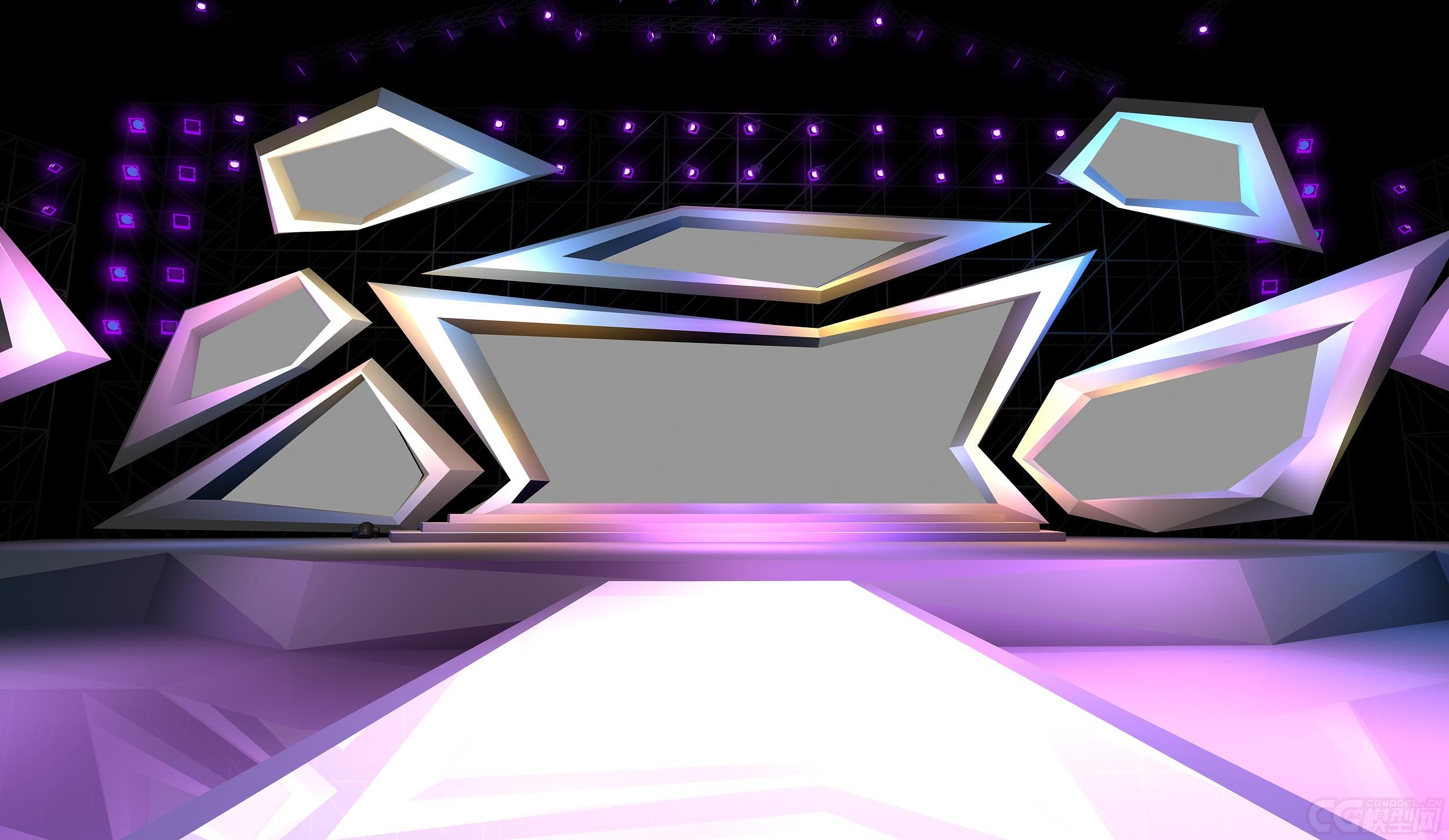 科幻舞台美术设计,舞美,美陈,dp,含材质贴图